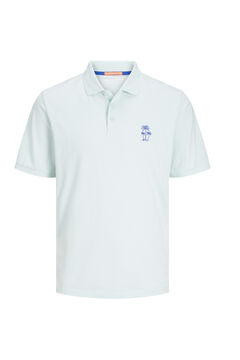 Springfield Polo shirt with print detail mallow