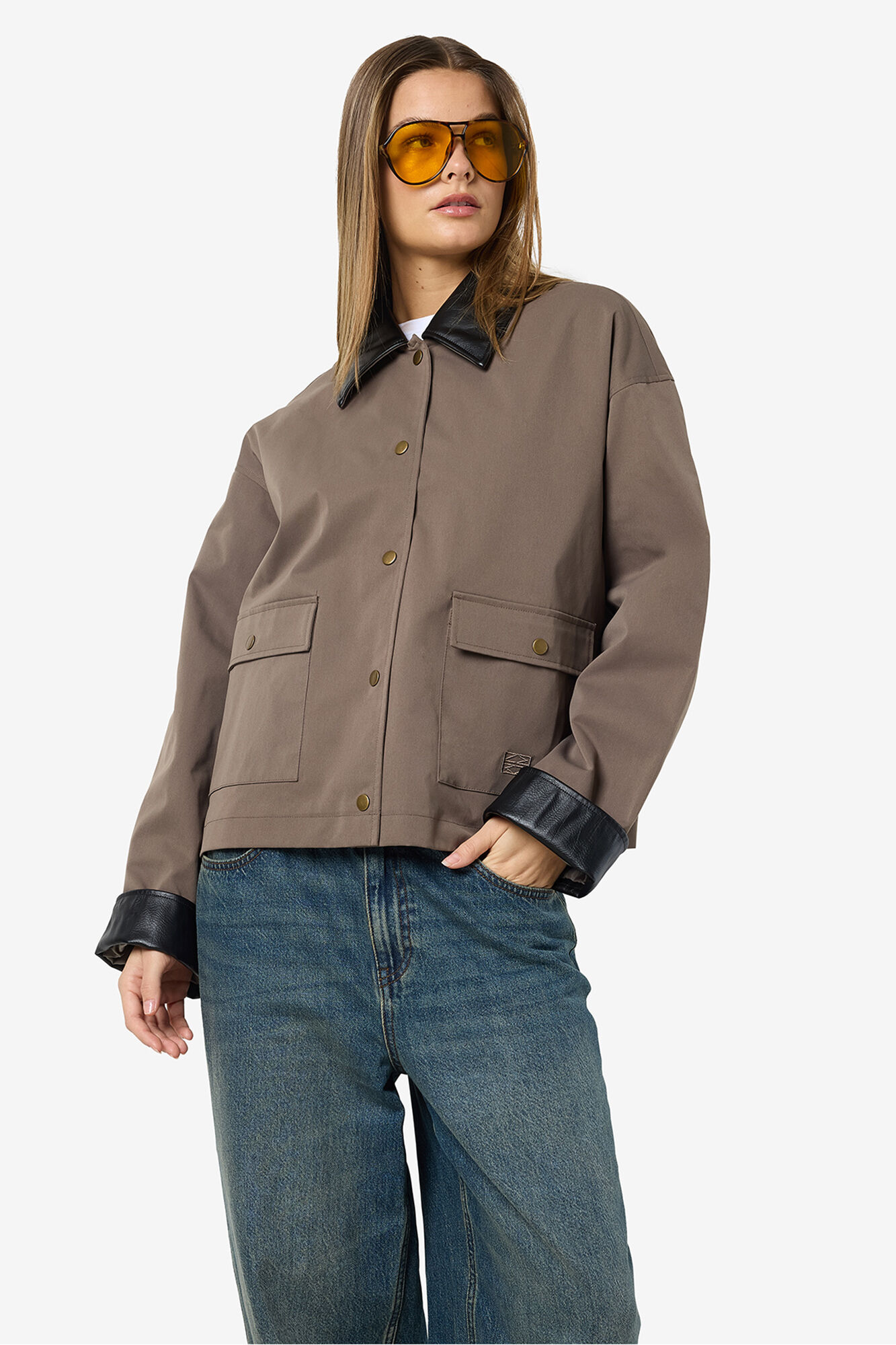 Noisy May Chaqueta ligera contraste