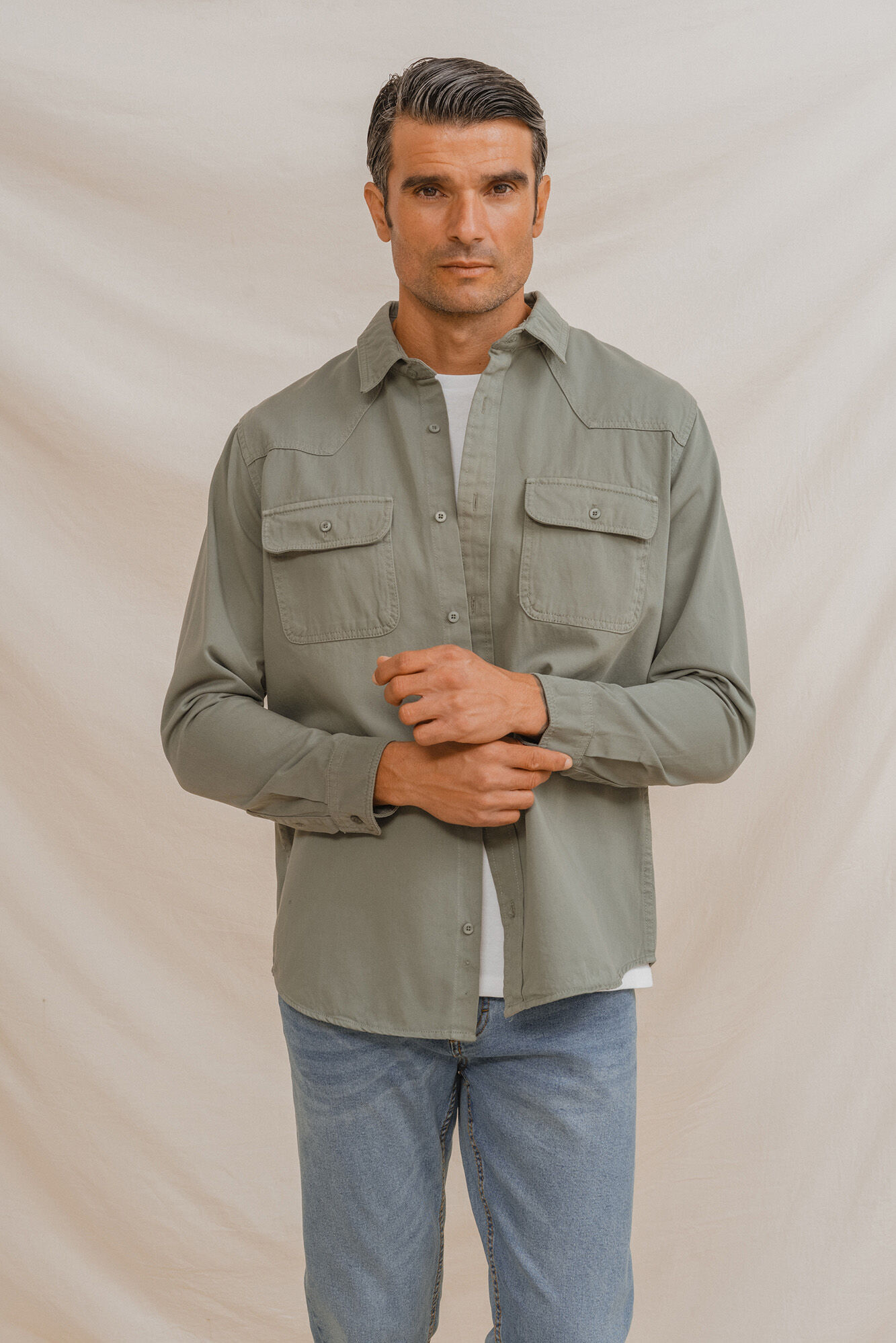 Celopman Sobrecamisa de algod&oacute;n