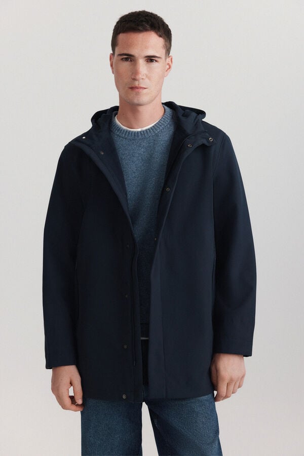 Springfield Softshell technical parka blue