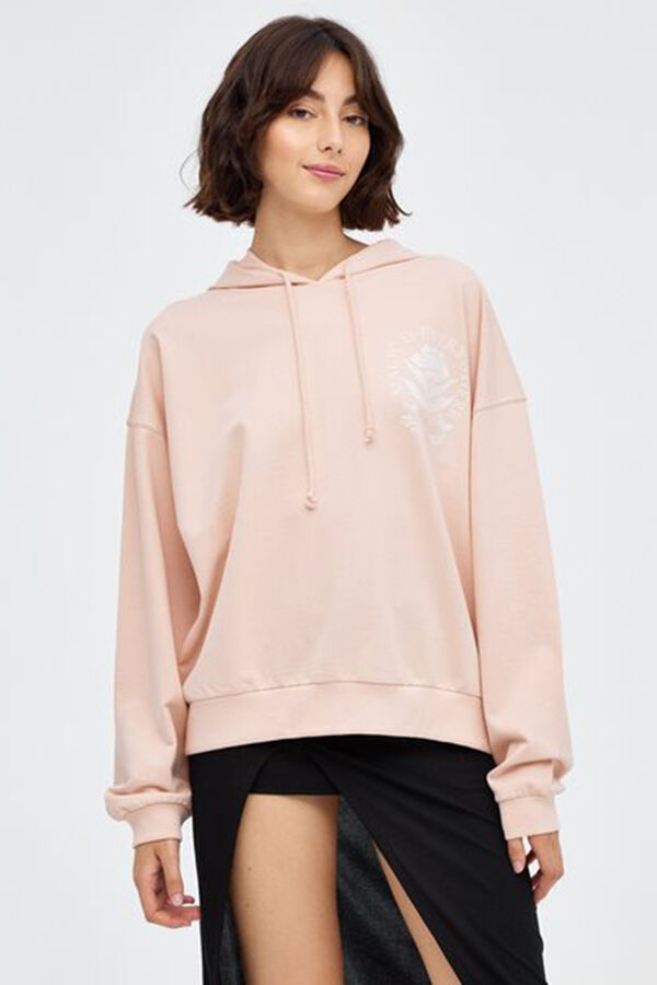 Inside Sudadera Con Capucha rosa