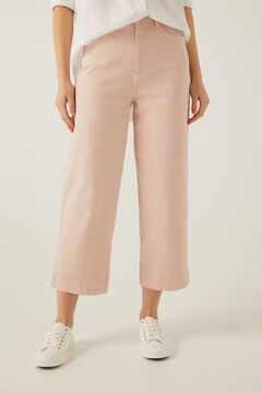 Springfield Jeans culotte couleur fraise