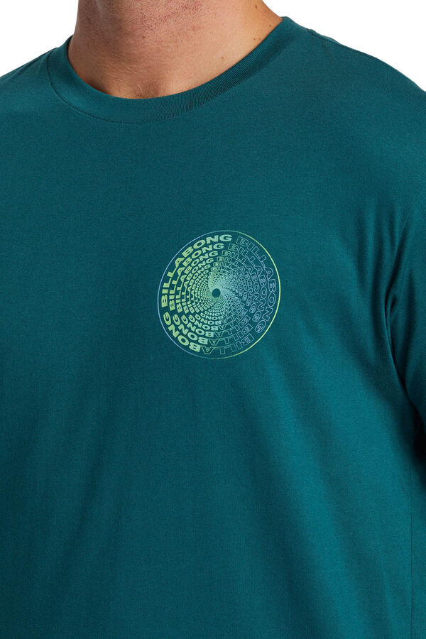 Billabong Camiseta masculina de manga curta azul