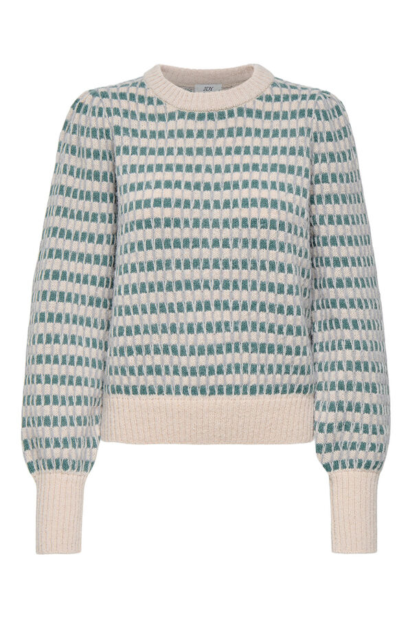 JDY Round neck jumper blue