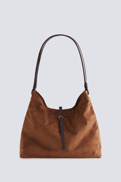 Springfield Faux suede tote bag