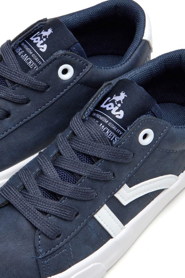 Lois Street tennis sneaker blue