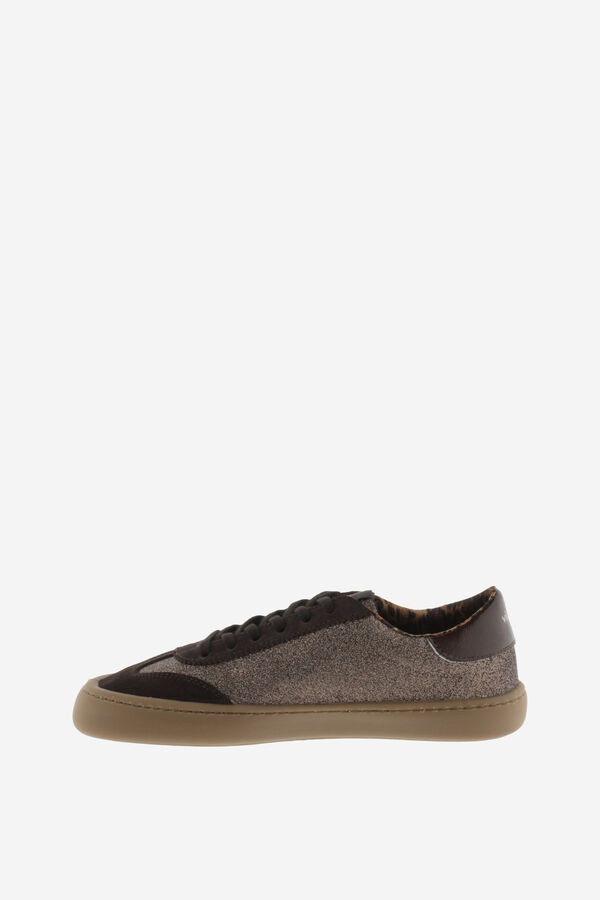 Victoria Glitter barefoot sneakers brown