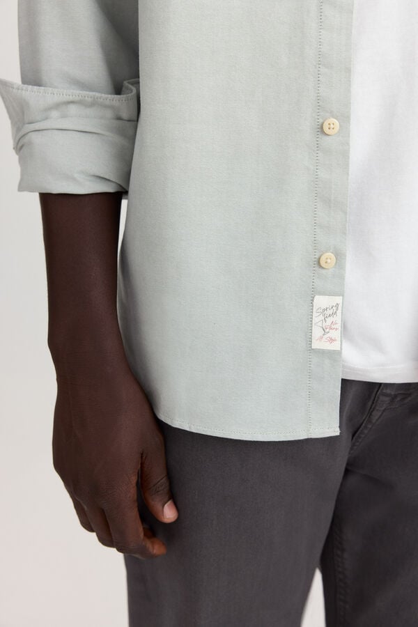 Springfield Chemise oxford l&eacute;g&egrave;re vert