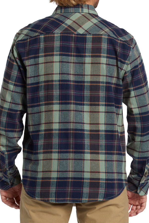 Billabong Men's flannel shirt green