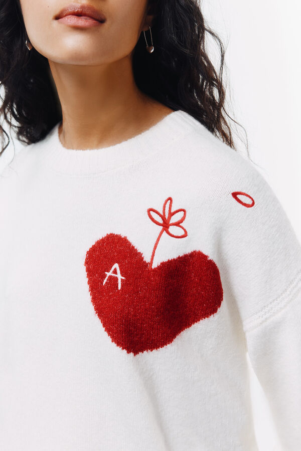 Springfield Pull &agrave; c&oelig;ur A marron