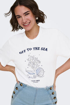 Only Camiseta estampado frontal