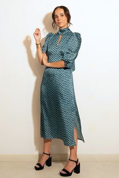 Cul Sac Puffed sleeve midi dress