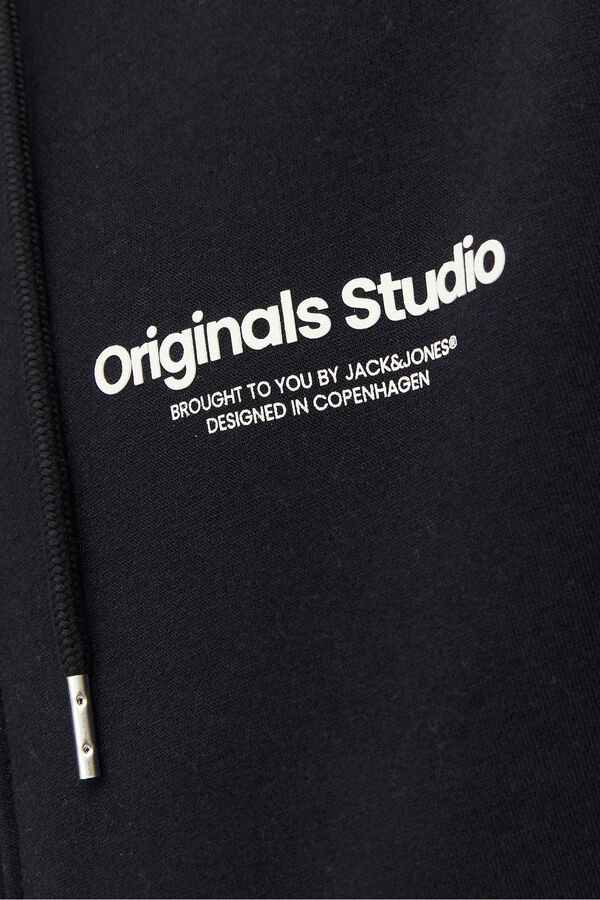 Jack & Jones Sudadera relaxed con cremallera negro