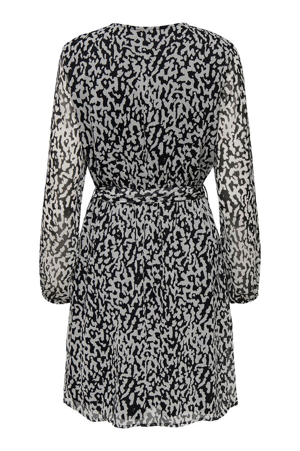 Only Short bow dress grey