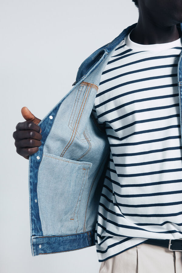 Springfield Essential denim jacket blue