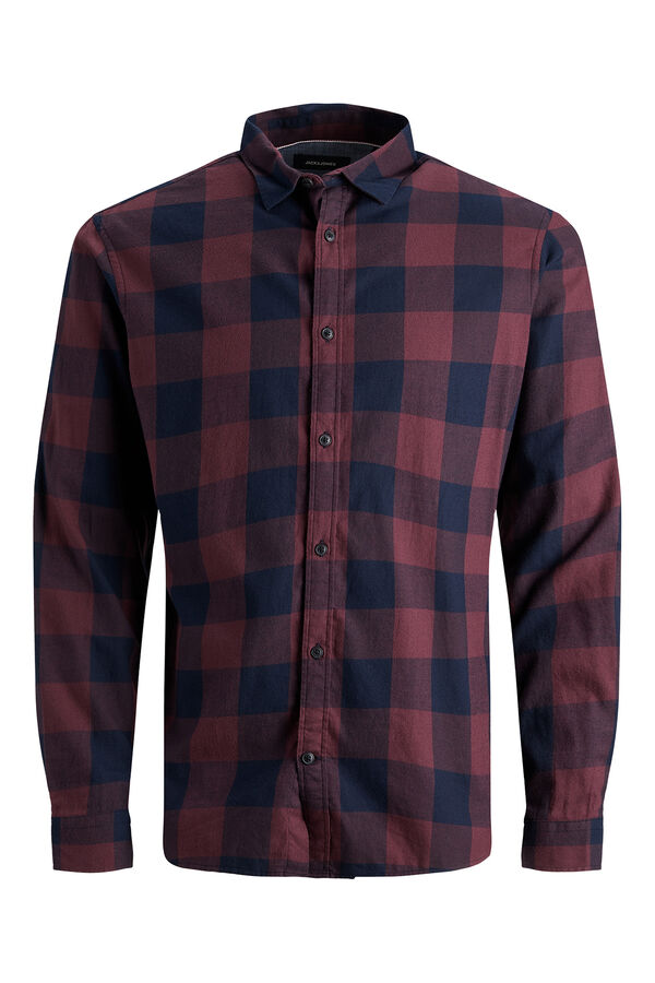 Jack & Jones Camisa regular fit cuadros rojo