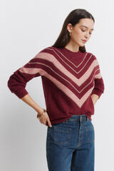 Springfield Chevron lurex jumper red