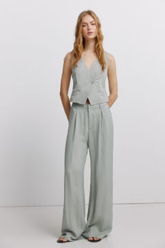 Springfield Pantal&oacute;n ancho plisado