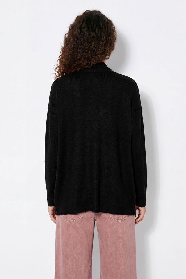 Tiffosi Fine knit cardigan black