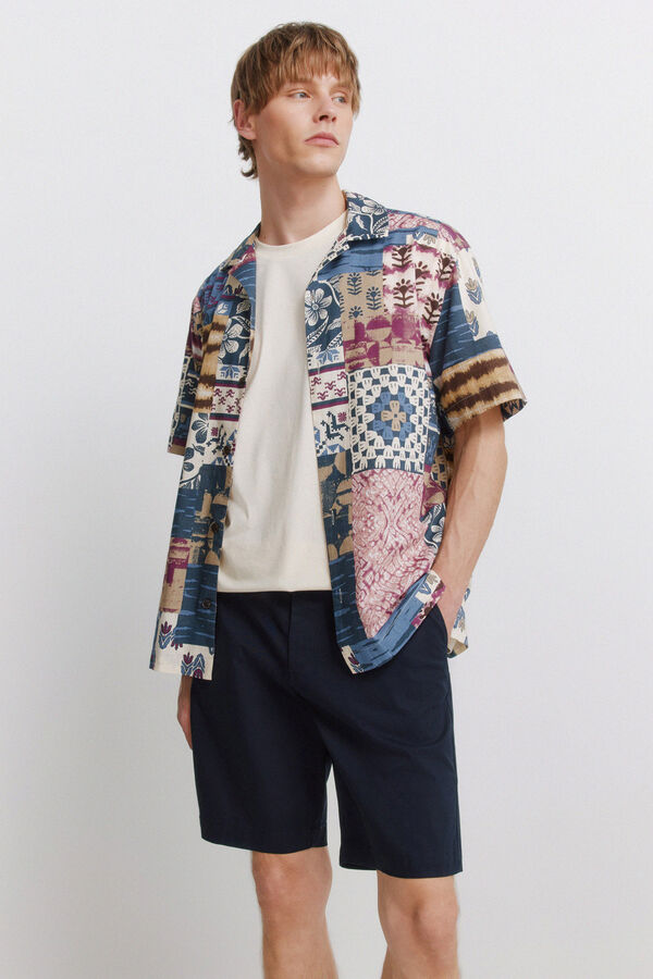 Springfield Comfort fit Bermuda shorts blue