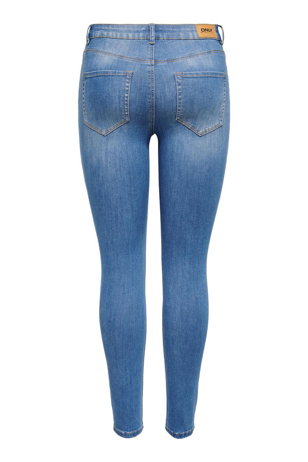 Springfield Dark blue skinny jeans plava
