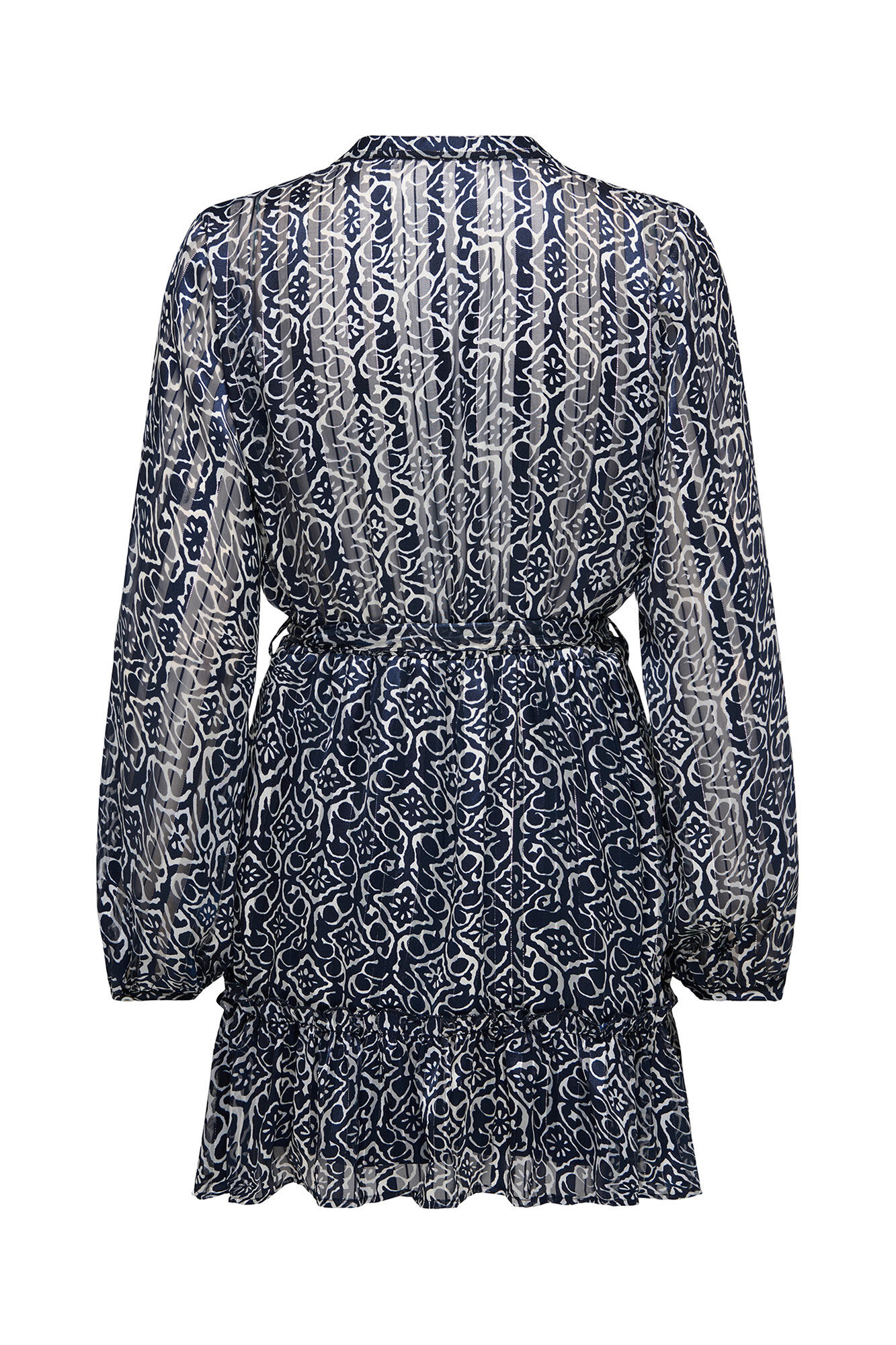 Only Vestido curto com l&uacute;rex