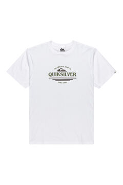 Quiksilver Type Line - for men short sleeve -Shirt white