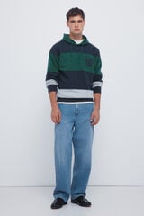 Springfield Sweatshirt hood cuts green