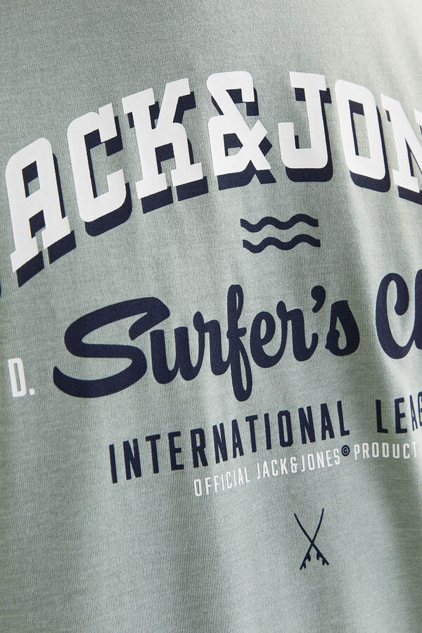 Jack & Jones Camiseta est&aacute;ndar fit verde