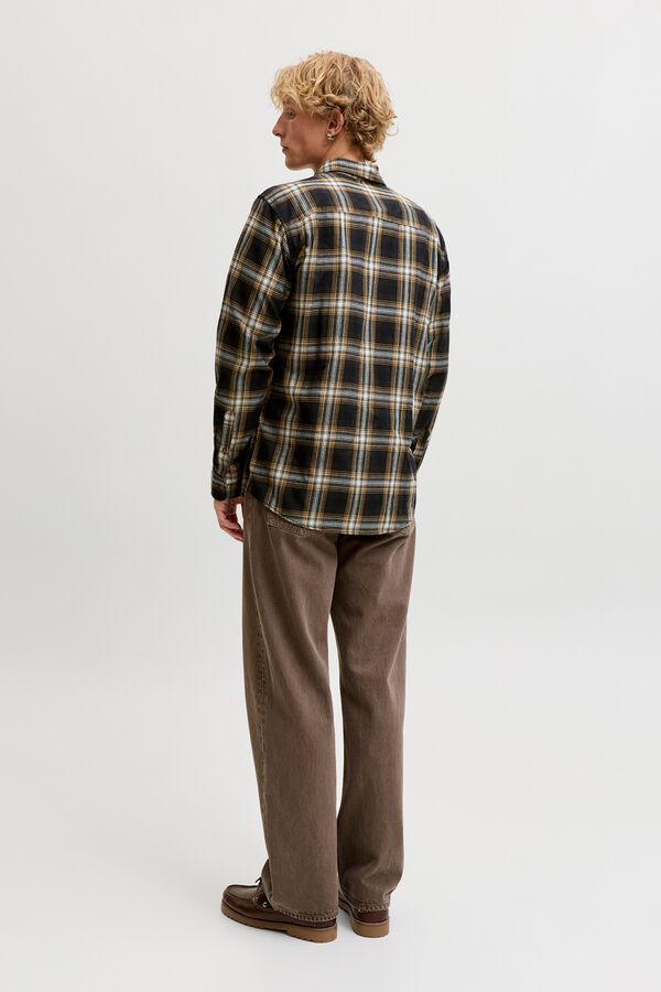 Jack & Jones Plaid regular shirt noir