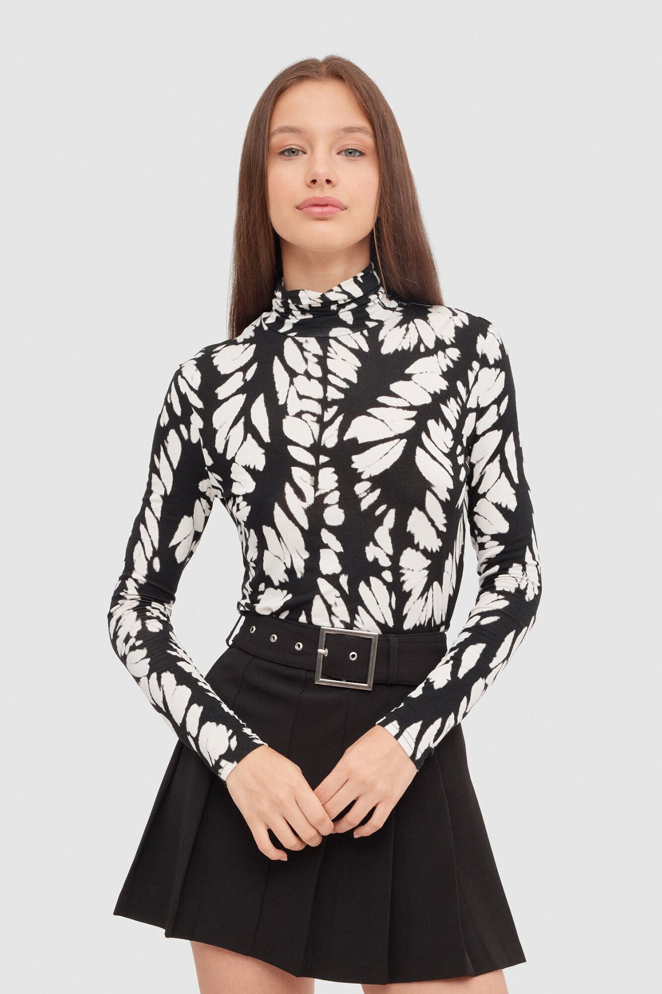 Inside T-shirt manga longa estampada