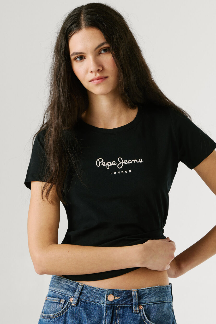 Camiseta slim manga corta