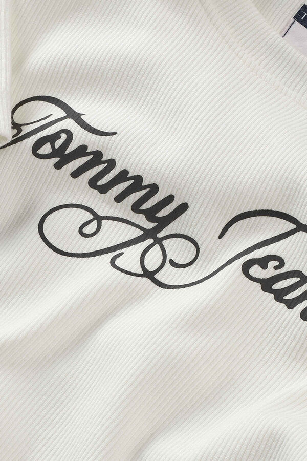 Tommy Jeans Camiseta slim de manga corta blanco