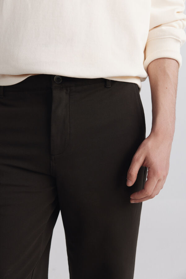Springfield Comfort knit chinos nude