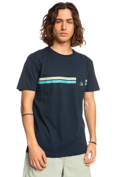 Springfield Striped Flow - Pocket T-Shirt for Men navy