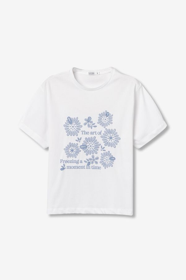 Tiffosi Relaxed fit T-shirt blanc