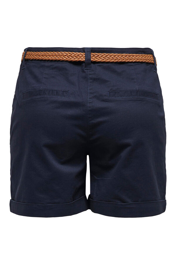 Springfield Chino shorts with belt bluish