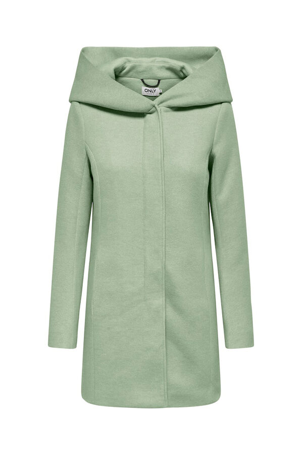 Only Midi-Mantel aus Stoff Grau