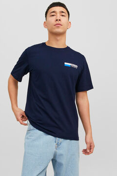 Springfield Camiseta fit estándar azul oscuro
