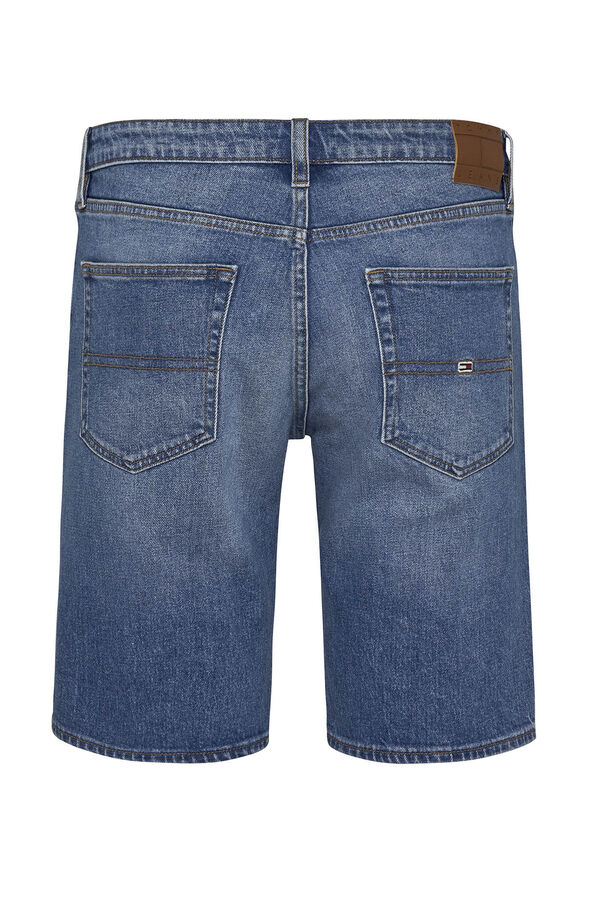 Springfield Men's Tommy Jeans denim Bermuda shorts bluish