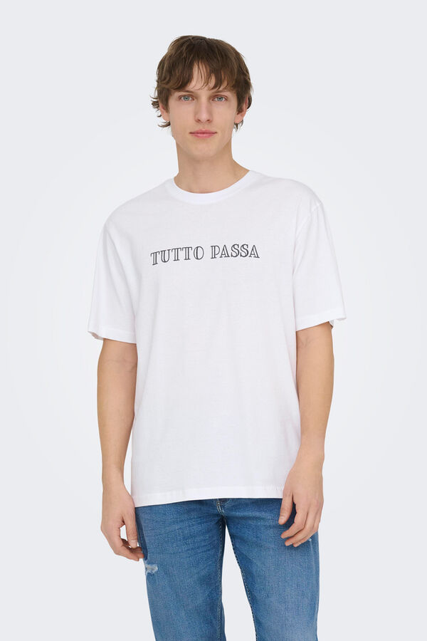 Only & Sons Short sleeve T-shirt blanc