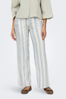 Pantalón ancho bambula
