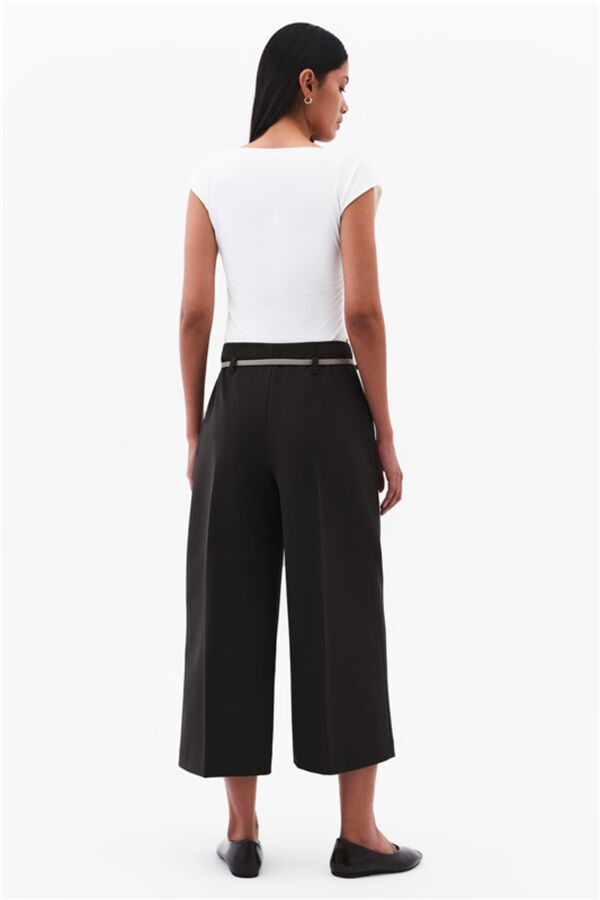 Oxxo Pantal&oacute;n culotte de tiro alto negro