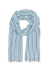 Springfield Striped scarf indigo blue