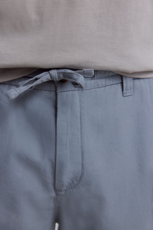 Springfield Lightweight relaxed fit Bermuda shorts blue