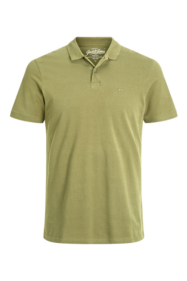 Jack & Jones Slim fit plain polo green