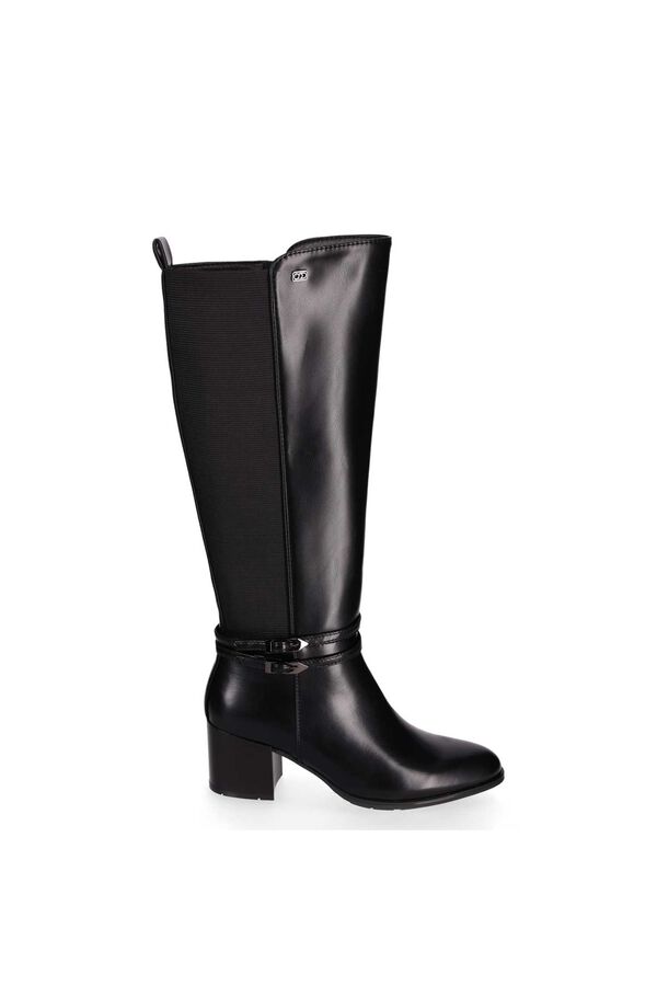 Chika 10 High boot with elasticated back panel black