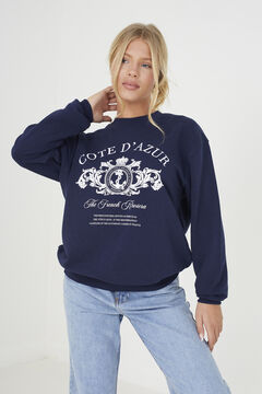 Springfield Sweatshirt com bordado marinho