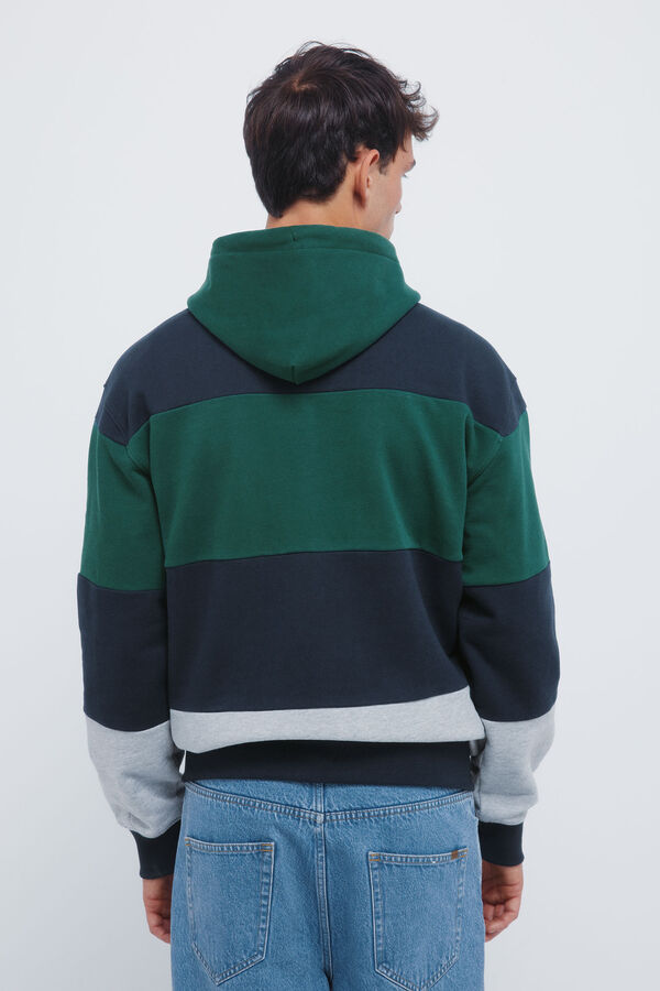 Springfield Sweatshirt hood cuts green