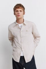 Springfield Camisa estructura beige